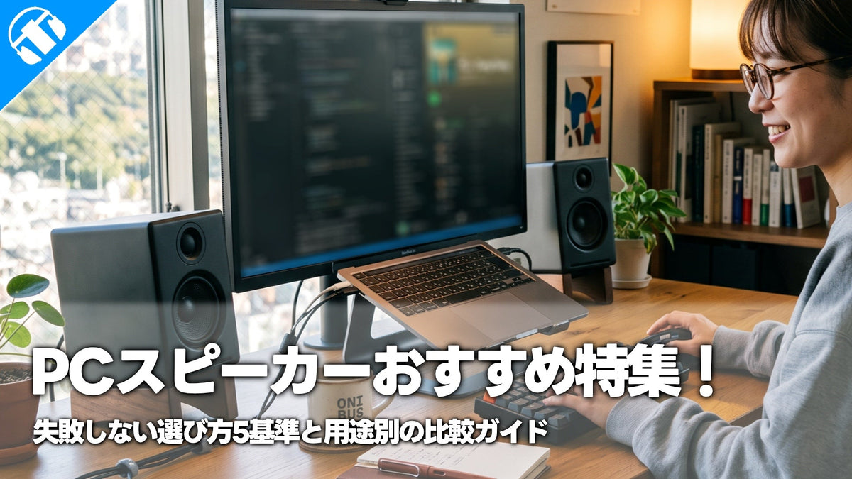 PCスピーカーおすすめ7選！失敗しない選び方5基準と用途別の比較ガイド