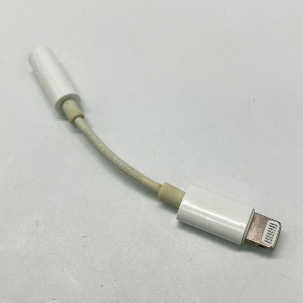 【中古】Lightning - 3.5 mmヘッドフォンジャックアダプタ【秋葉原】