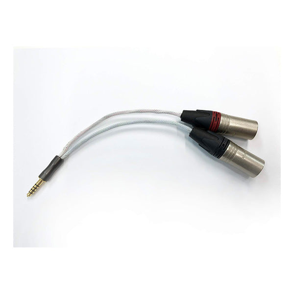 White Barrel 4.4mmオス→XLR3ピンオスx2
