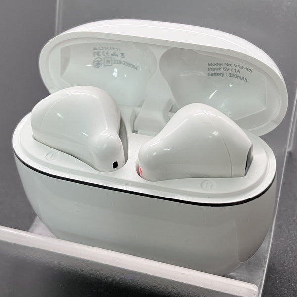 【中古】ワイヤレスイヤホン V12(ホワイト)【秋葉原】