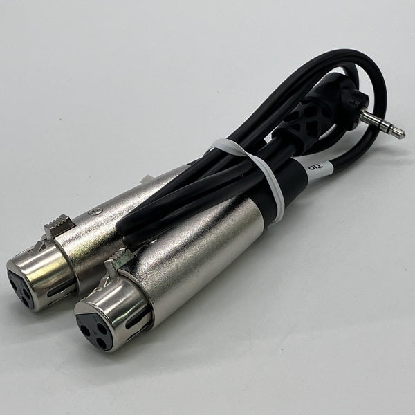 【中古】オーディオケーブル XLR3pin×2-3.5ｍｍ【秋葉原】