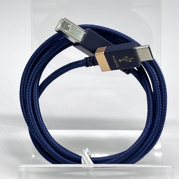 【中古】ELECOM USBオーディオケーブル USB C to B(DH-CB10)【日本橋】
