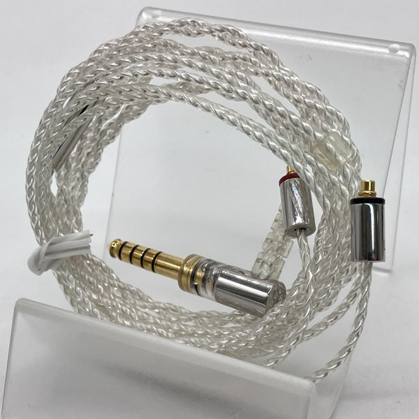 【中古】シルバーコートケーブル MMCX 1.2m 4.4mm 5極バランス 【C106 MS12EZCLEH】【日本橋】