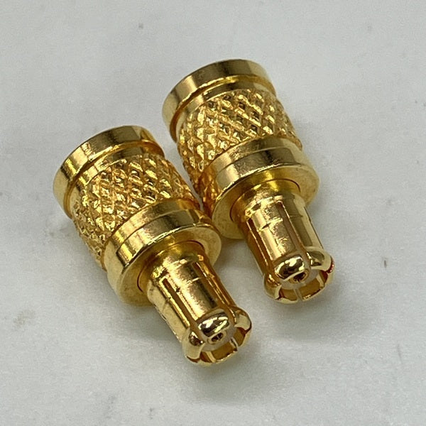 【中古】okcsc mmcx (リケーブル側) to A2DC (イヤホン側) 金属アダプター【秋葉原】