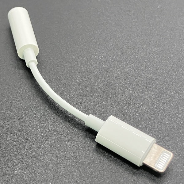 【中古】Lightning - 3.5 mmヘッドフォンジャックアダプタ【秋葉原】
