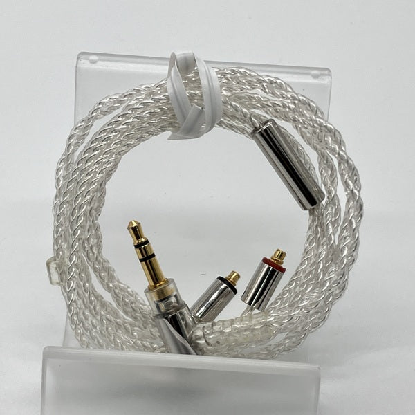【中古】シルバーコートケーブル MMCX 1.2m 3.5mm  【C106 MS12AZCLEH】【日本橋】